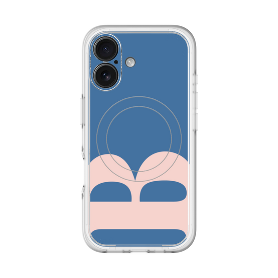 スリムプロテクションプレミアムケース with MagSafe［ オリジナル - initial color - B navy ］