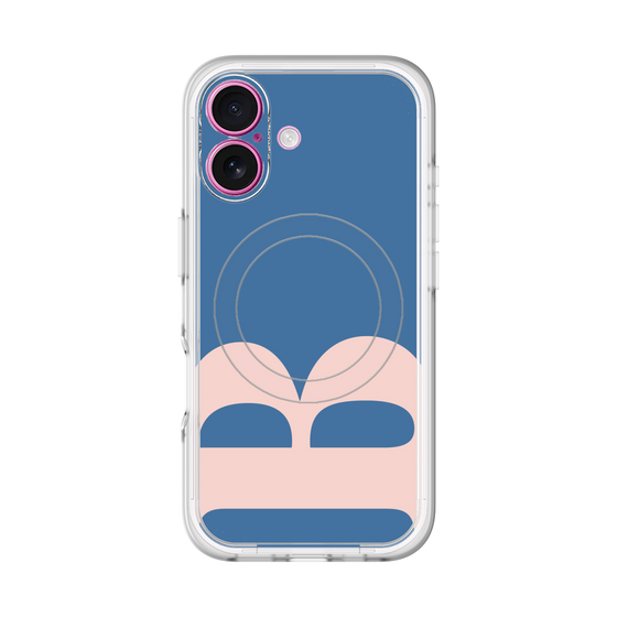スリムプロテクションプレミアムケース with MagSafe［ オリジナル - initial color - B navy ］