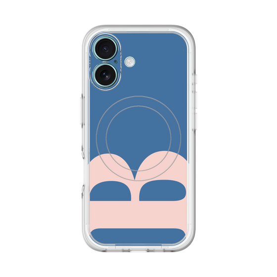 スリムプロテクションプレミアムケース with MagSafe［ オリジナル - initial color - B navy ］