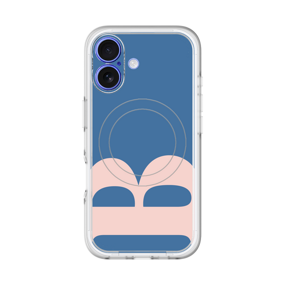 スリムプロテクションプレミアムケース with MagSafe［ オリジナル - initial color - B navy ］