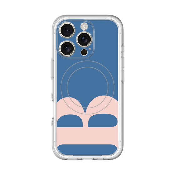 スリムプロテクションプレミアムケース with MagSafe［ オリジナル - initial color - B navy ］