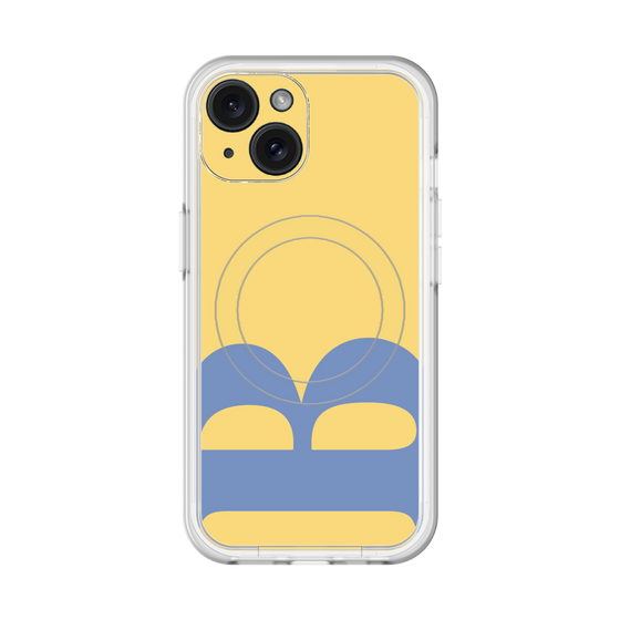 スリムプロテクションプレミアムケース with MagSafe［ オリジナル - initial color - B yellow ］