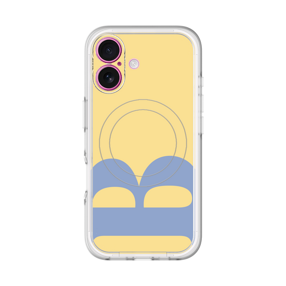 スリムプロテクションプレミアムケース with MagSafe［ オリジナル - initial color - B yellow ］
