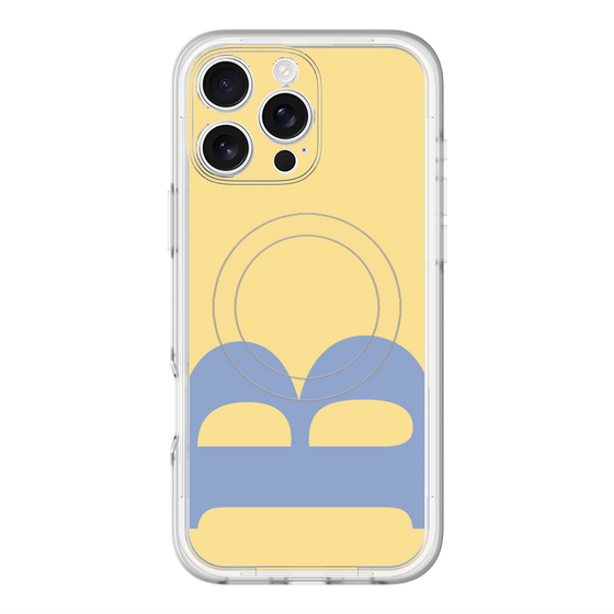 スリムプロテクションプレミアムケース with MagSafe［ オリジナル - initial color - B yellow ］