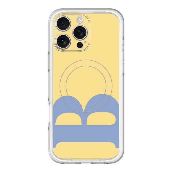 スリムプロテクションプレミアムケース with MagSafe［ オリジナル - initial color - B yellow ］