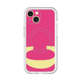 スリムプロテクションプレミアムケース with MagSafe［ オリジナル - initial color - C pink ］