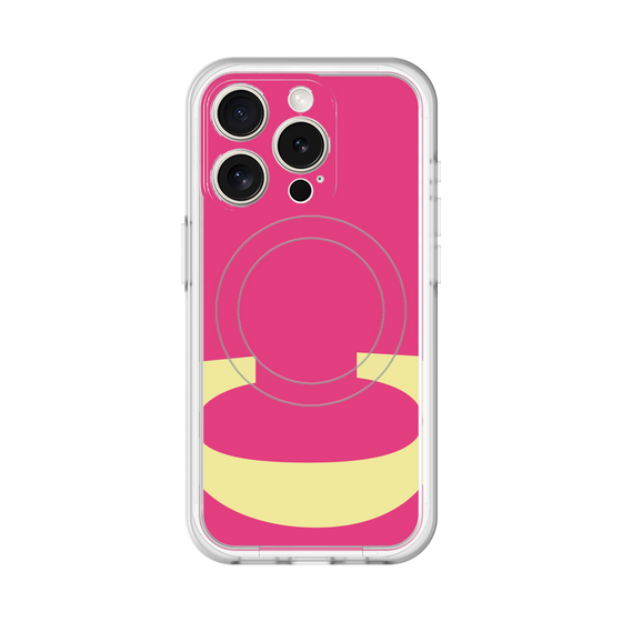 スリムプロテクションプレミアムケース with MagSafe［ オリジナル - initial color - C pink ］