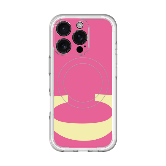 スリムプロテクションプレミアムケース with MagSafe［ オリジナル - initial color - C pink ］