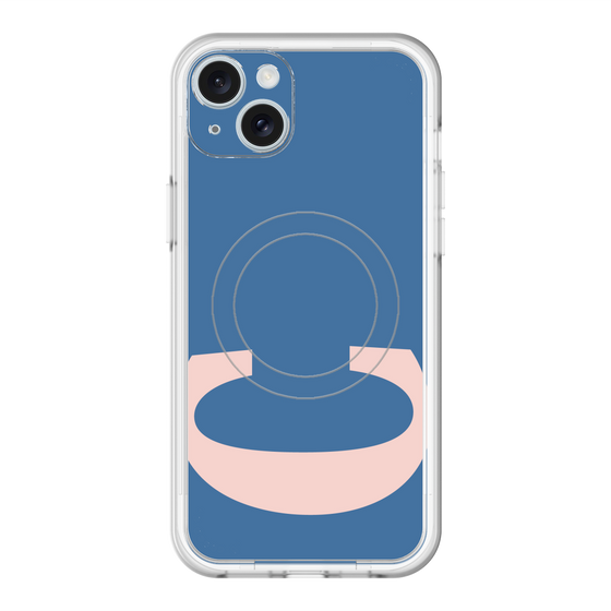 スリムプロテクションプレミアムケース with MagSafe［ オリジナル - initial color - C navy ］