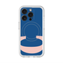 スリムプロテクションプレミアムケース with MagSafe［ オリジナル - initial color - C navy ］