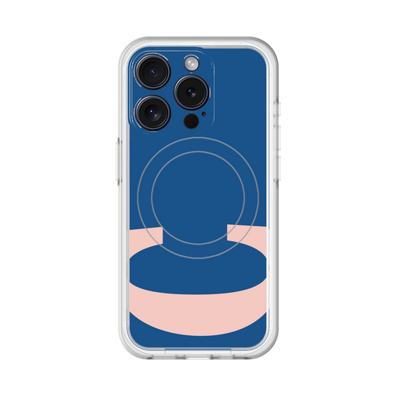 スリムプロテクションプレミアムケース with MagSafe［ オリジナル - initial color - C navy ］
