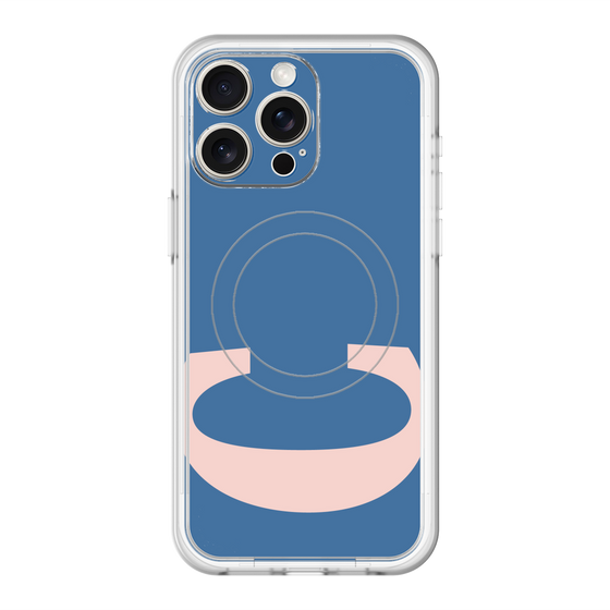 スリムプロテクションプレミアムケース with MagSafe［ オリジナル - initial color - C navy ］