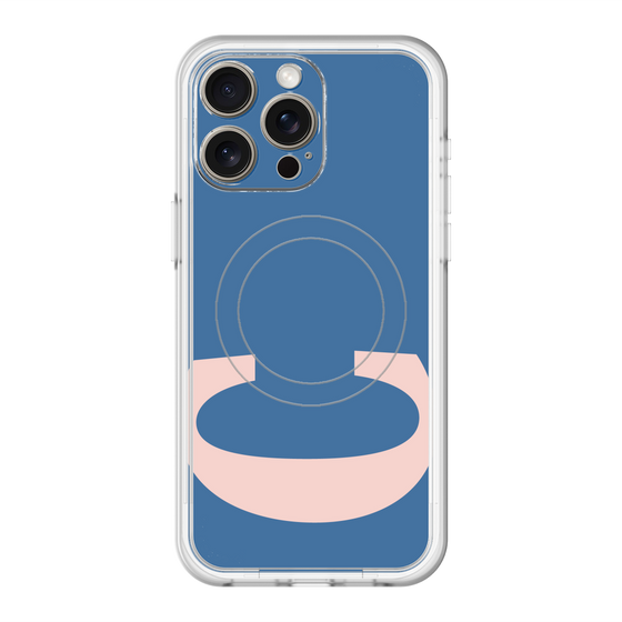 スリムプロテクションプレミアムケース with MagSafe［ オリジナル - initial color - C navy ］