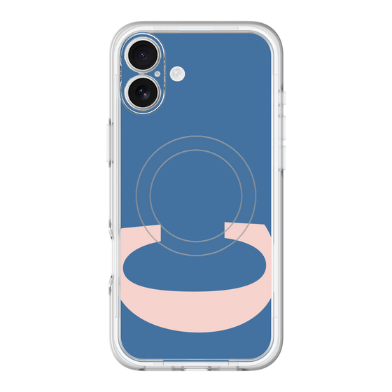 スリムプロテクションプレミアムケース with MagSafe［ オリジナル - initial color - C navy ］