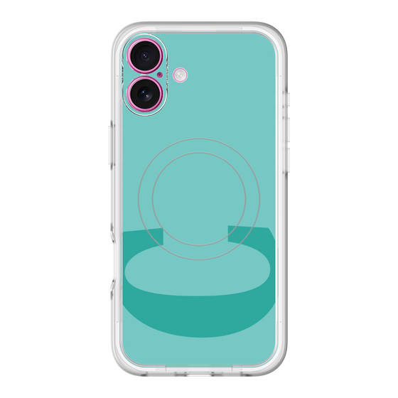 スリムプロテクションプレミアムケース with MagSafe［ オリジナル - initial color - C light green ］