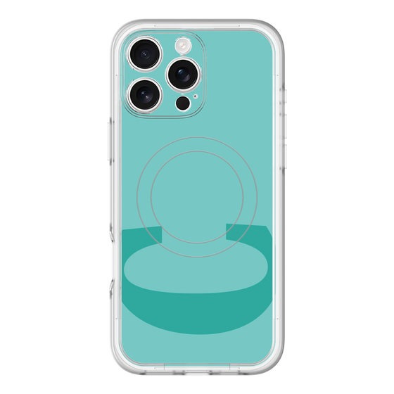 スリムプロテクションプレミアムケース with MagSafe［ オリジナル - initial color - C light green ］