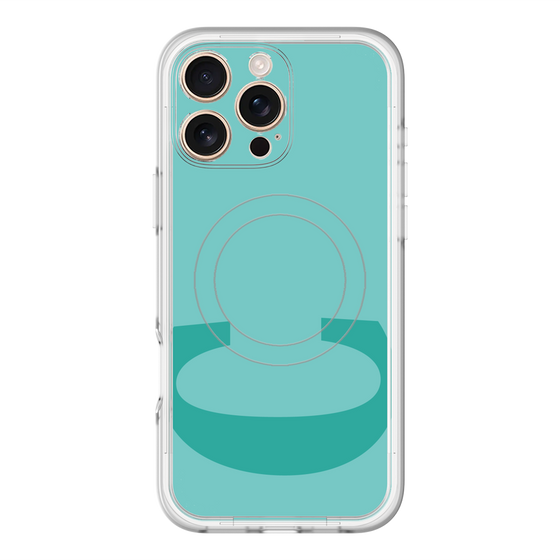スリムプロテクションプレミアムケース with MagSafe［ オリジナル - initial color - C light green ］