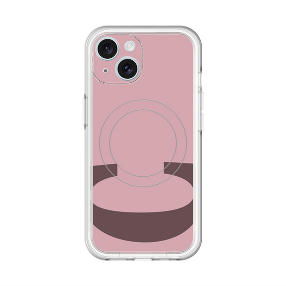 スリムプロテクションプレミアムケース with MagSafe［ オリジナル - initial color - C dusty pink ］