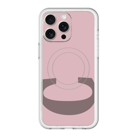 スリムプロテクションプレミアムケース with MagSafe［ オリジナル - initial color - C dusty pink ］