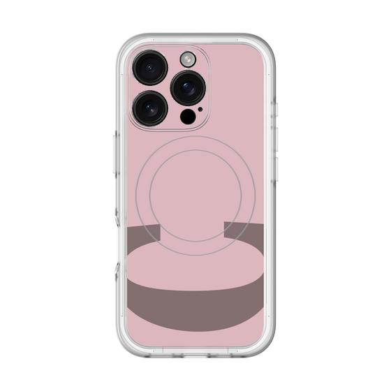 スリムプロテクションプレミアムケース with MagSafe［ オリジナル - initial color - C dusty pink ］