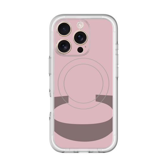 スリムプロテクションプレミアムケース with MagSafe［ オリジナル - initial color - C dusty pink ］