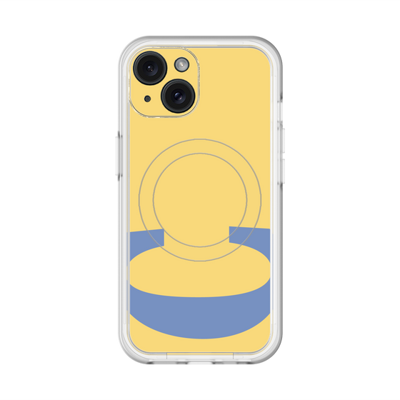 スリムプロテクションプレミアムケース with MagSafe［ オリジナル - initial color - C yellow ］