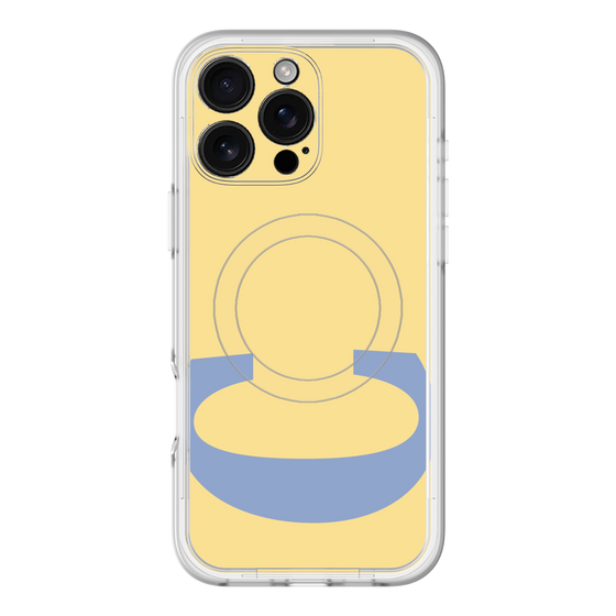 スリムプロテクションプレミアムケース with MagSafe［ オリジナル - initial color - C yellow ］