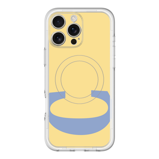 スリムプロテクションプレミアムケース with MagSafe［ オリジナル - initial color - C yellow ］
