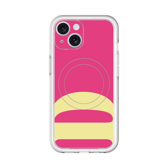 スリムプロテクションプレミアムケース with MagSafe［ オリジナル - initial color - D pink ］