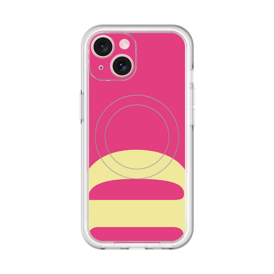スリムプロテクションプレミアムケース with MagSafe［ オリジナル - initial color - D pink ］