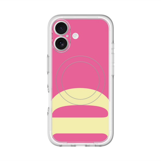 スリムプロテクションプレミアムケース with MagSafe［ オリジナル - initial color - D pink ］