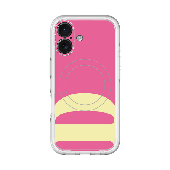 スリムプロテクションプレミアムケース with MagSafe［ オリジナル - initial color - D pink ］