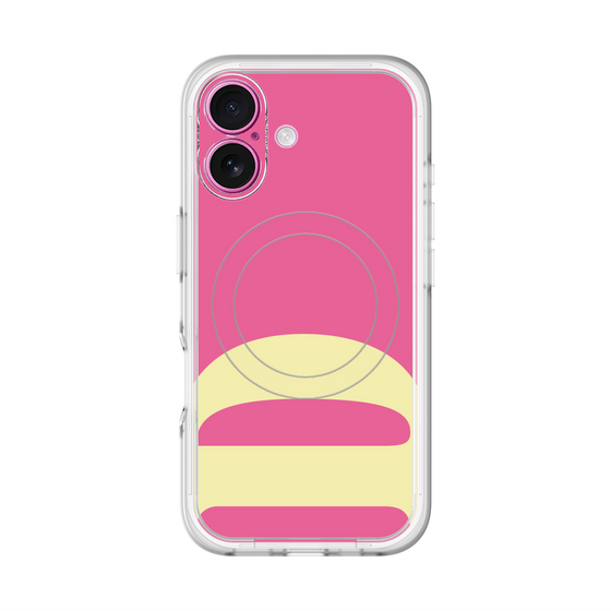 スリムプロテクションプレミアムケース with MagSafe［ オリジナル - initial color - D pink ］