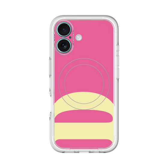 スリムプロテクションプレミアムケース with MagSafe［ オリジナル - initial color - D pink ］