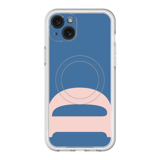 スリムプロテクションプレミアムケース with MagSafe［ オリジナル - initial color - D navy ］