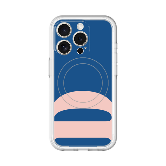 スリムプロテクションプレミアムケース with MagSafe［ オリジナル - initial color - D navy ］