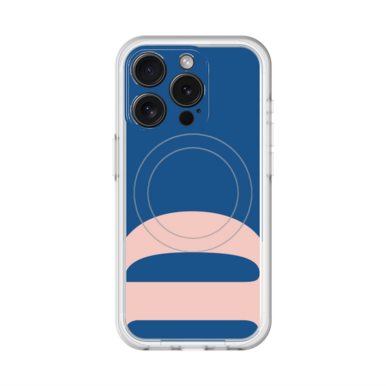 スリムプロテクションプレミアムケース with MagSafe［ オリジナル - initial color - D navy ］