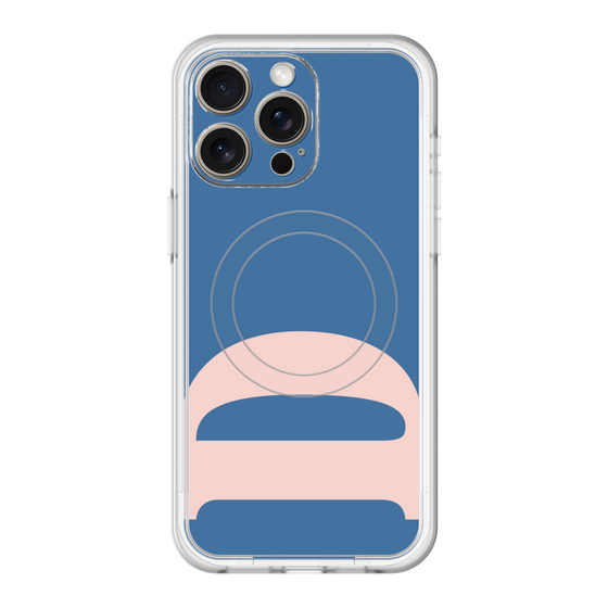スリムプロテクションプレミアムケース with MagSafe［ オリジナル - initial color - D navy ］