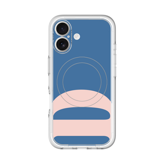 スリムプロテクションプレミアムケース with MagSafe［ オリジナル - initial color - D navy ］