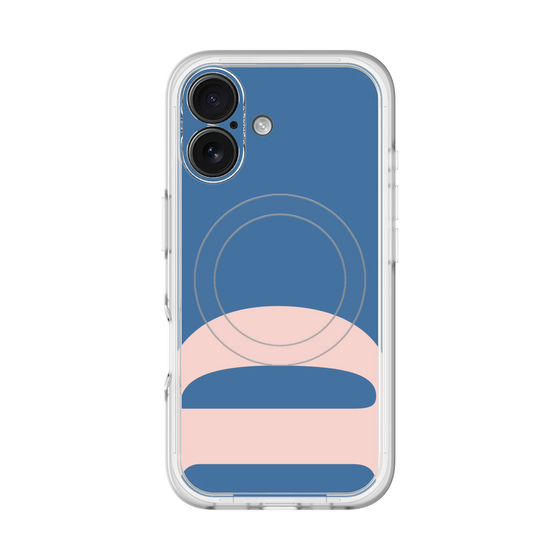 スリムプロテクションプレミアムケース with MagSafe［ オリジナル - initial color - D navy ］