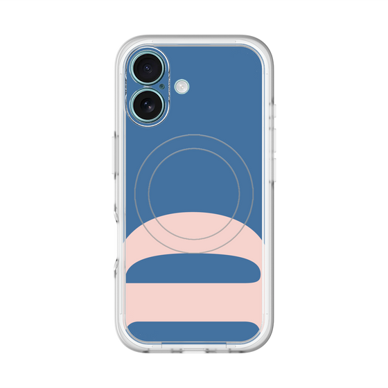 スリムプロテクションプレミアムケース with MagSafe［ オリジナル - initial color - D navy ］