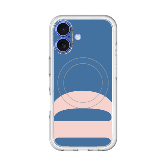 スリムプロテクションプレミアムケース with MagSafe［ オリジナル - initial color - D navy ］
