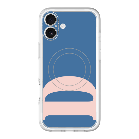 スリムプロテクションプレミアムケース with MagSafe［ オリジナル - initial color - D navy ］