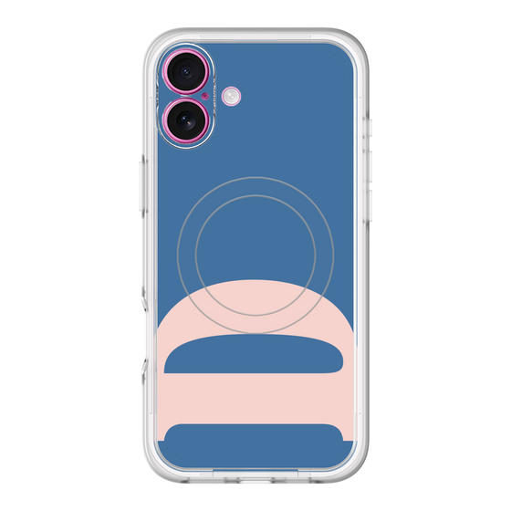 スリムプロテクションプレミアムケース with MagSafe［ オリジナル - initial color - D navy ］