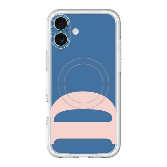 スリムプロテクションプレミアムケース with MagSafe［ オリジナル - initial color - D navy ］