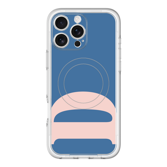 スリムプロテクションプレミアムケース with MagSafe［ オリジナル - initial color - D navy ］