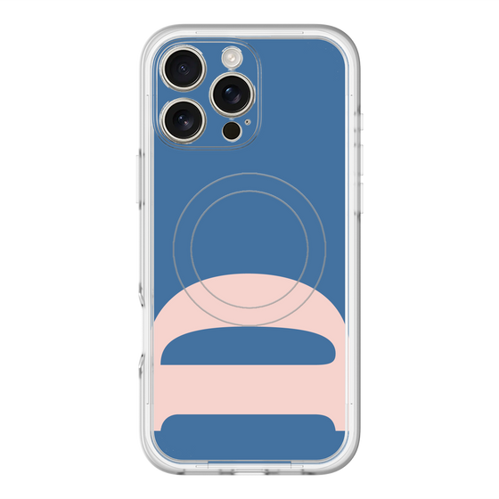 スリムプロテクションプレミアムケース with MagSafe［ オリジナル - initial color - D navy ］