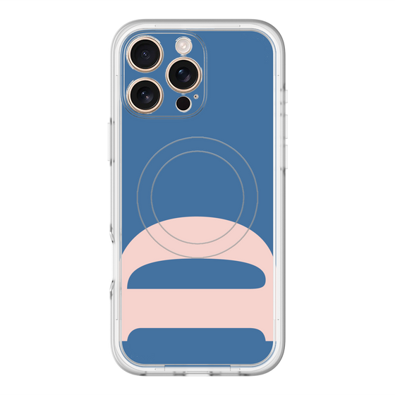 スリムプロテクションプレミアムケース with MagSafe［ オリジナル - initial color - D navy ］