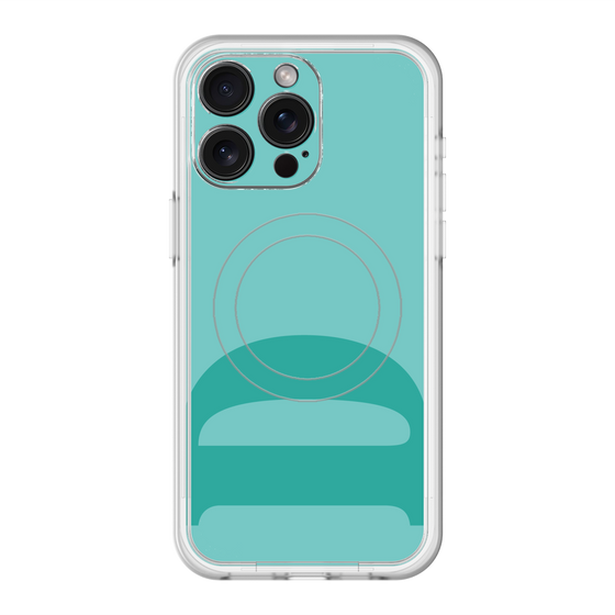 スリムプロテクションプレミアムケース with MagSafe［ オリジナル - initial color - D light green ］