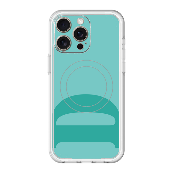 スリムプロテクションプレミアムケース with MagSafe［ オリジナル - initial color - D light green ］